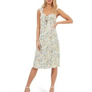 Aster the Label midi floral dress size medium